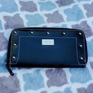 ☆ Kenneth Cole Black Leather Studded Wallet ☆